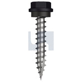 Hobsons - #10-12 x 30 Night Sky (Ebony) -Cl4 As3566 Type 17 Hex Head + Washer | Q596-Ns (Pack Of 1000)